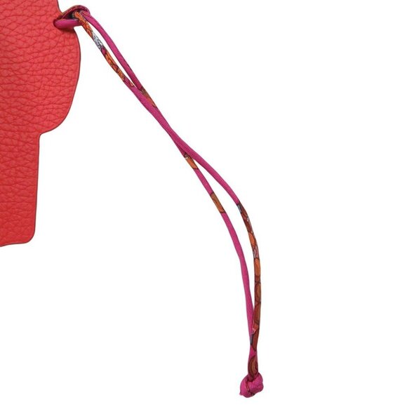 HERMES Toucan Petit H Taurillon Clemence/Chevre Myzore Goatskin Rouge/Beige - Picture 5 of 7